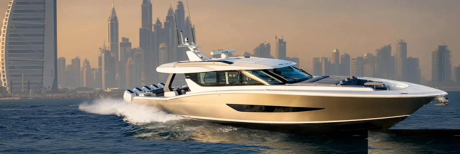 Boats Bahrain — Scout luxury yacht specified by Bahrain Power Boats